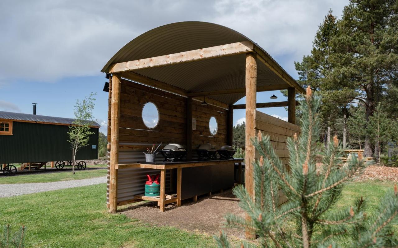 Highland Shepherd Huts Nethy Bridge Eksteriør billede